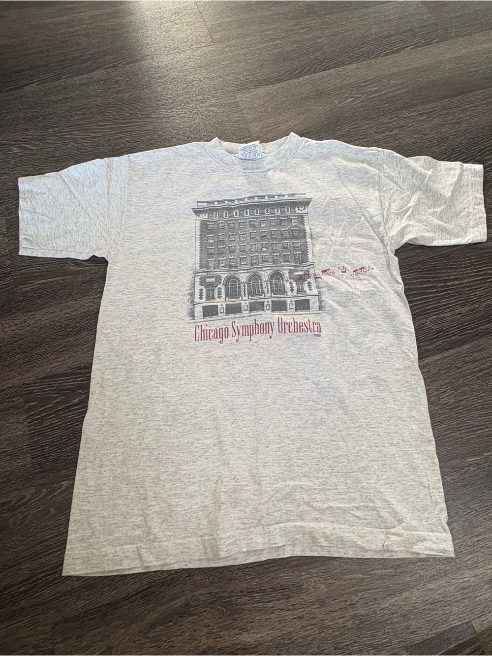 Vintage Chicago Symphony Orchestra Graphic Tee - Light Gray
